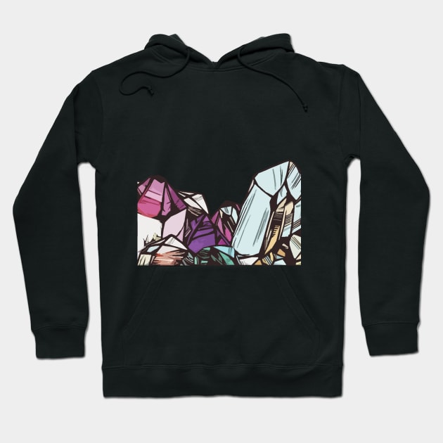 Colorful Crystal Imagery Hoodie by MyOwnFairytale